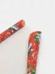 Бордовый бумага упаковочная, 1шт и 5шт в упаковке новогодняя, крафт