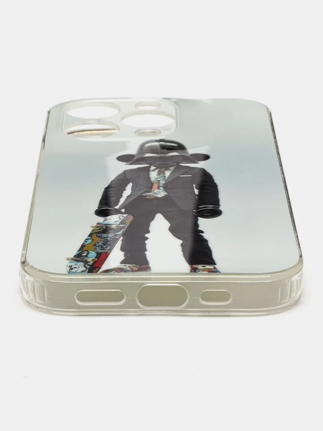 Голубой чехол для iPhone 14, 14 Pro, 14 Plus, 14 Pro Max, силиконовый с рисунком, с защитой камеры