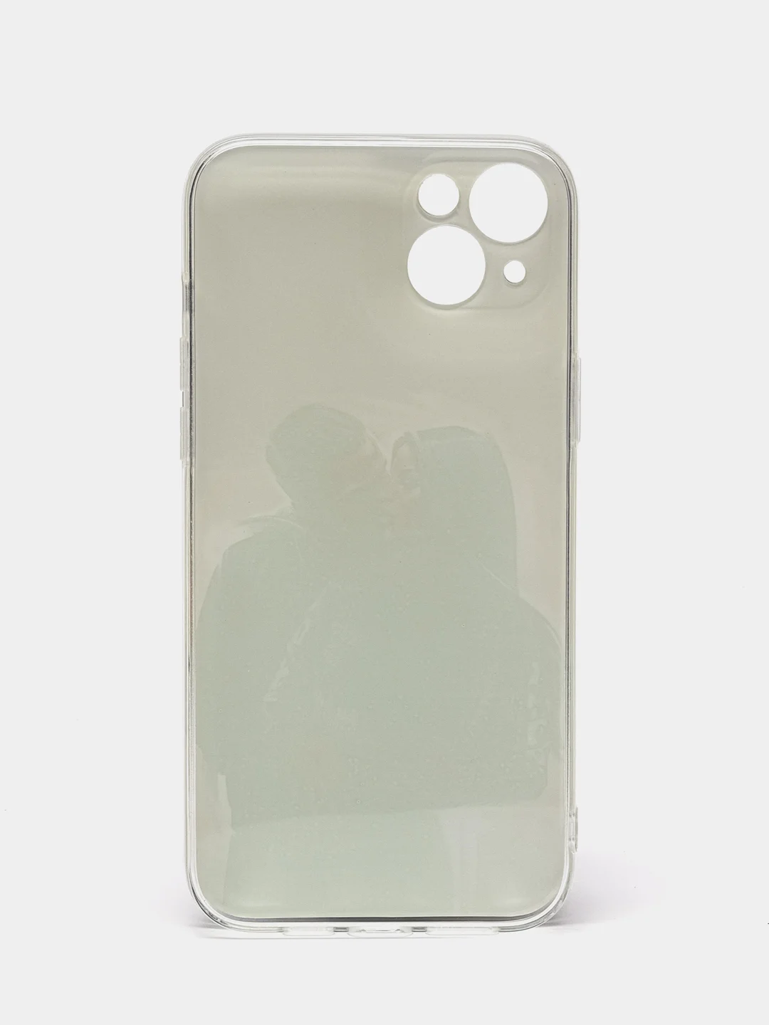 Бежевый меланж чехол для iPhone 14, 14 Pro, 14 Plus, 14 Pro Max, силиконовый с рисунком, с защитой камеры