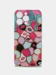 Конфетный чехол для iPhone 14, 14 Pro, 14 Plus, 14 Pro Max, силиконовый с рисунком, с защитой камеры