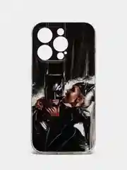 Черный чехол для iPhone 14, 14 Pro, 14 Plus, 14 Pro Max, силиконовый с рисунком, с защитой камеры