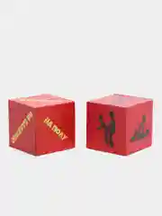 Красный кубики для любовных игр XXXL