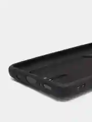 Черный чехол для Samsung Galaxy A51, Самсунг Галакси А51 силиконовый, с карманом для карты