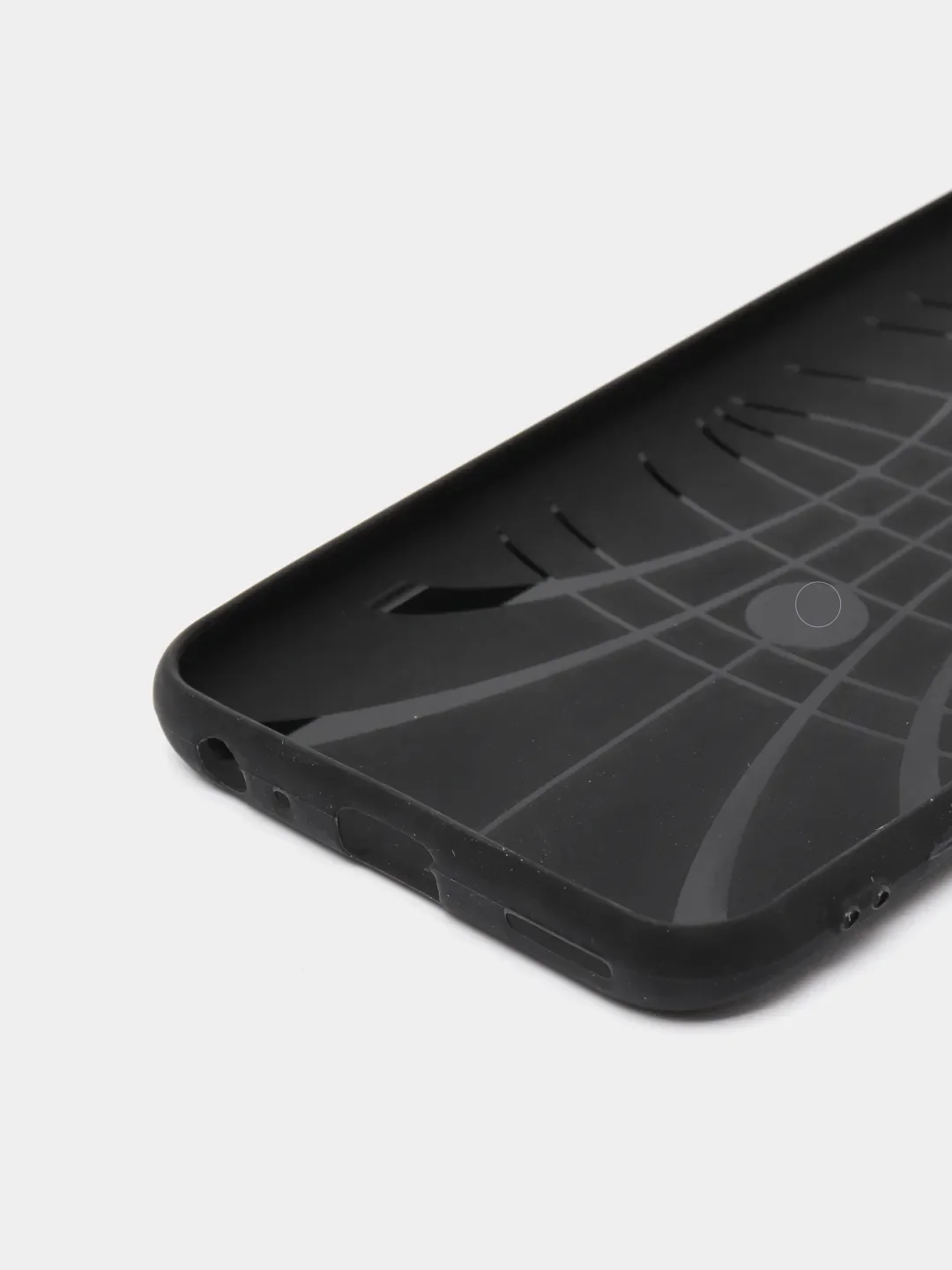 Чёрный матовый чехол Samsung S8, S9, S10, S10e Plus, S20, S21, FE, S22 Plus Ultra, Note 20