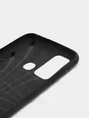 Чёрный матовый чехол Samsung S8, S9, S10, S10e Plus, S20, S21, FE, S22 Plus Ultra, Note 20