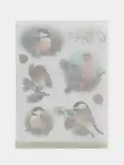 Зеленый набор для творчества / Декупажная карта