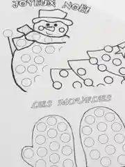 Белый набор для пальчикового рисования
