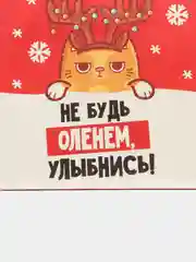 Коралловый пакет подарочный "С новым годом", 21 дизайн