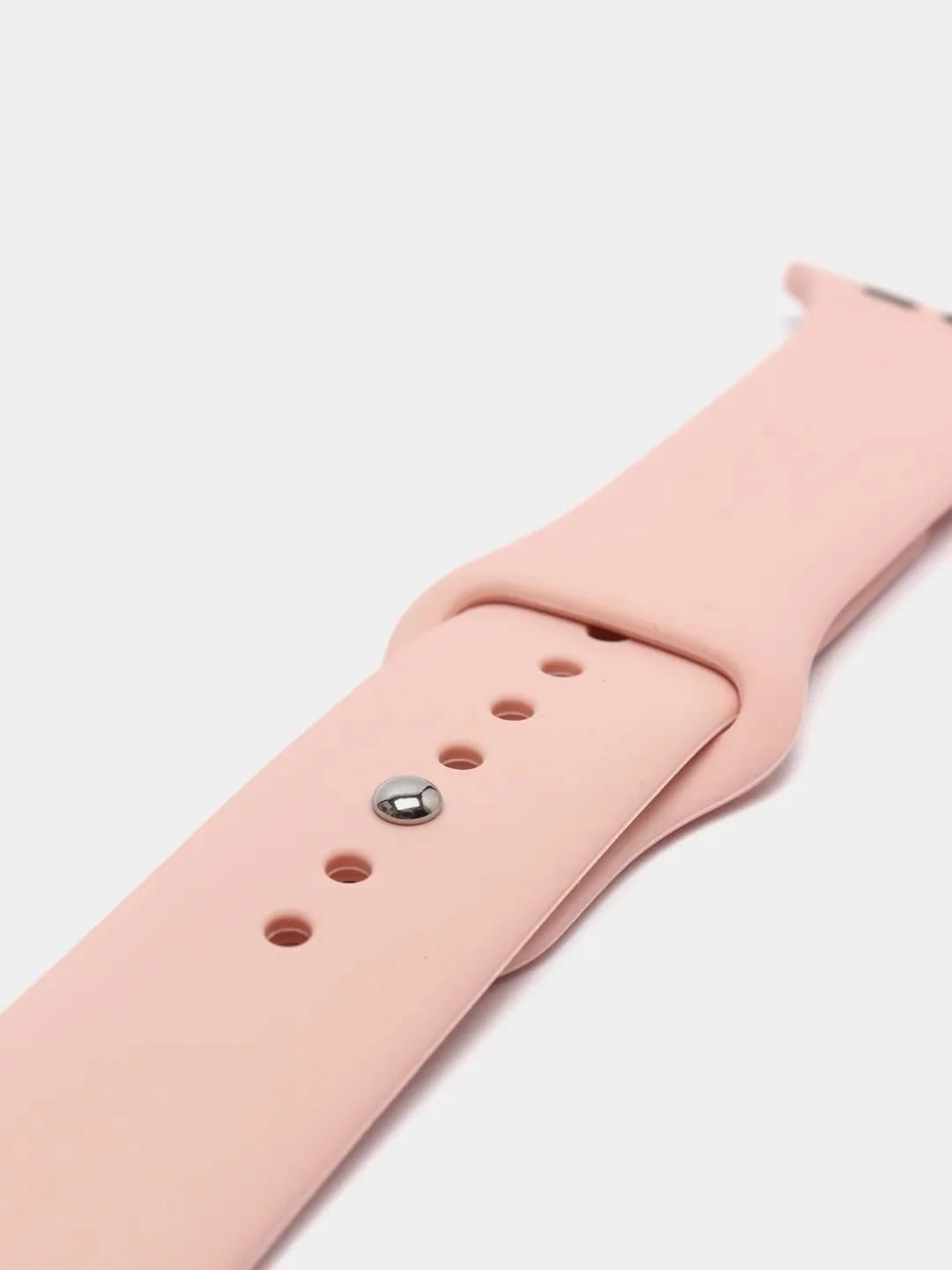 Пудровый силиконовый ремешок для смарт часов Apple Watch, силиконовый браслет