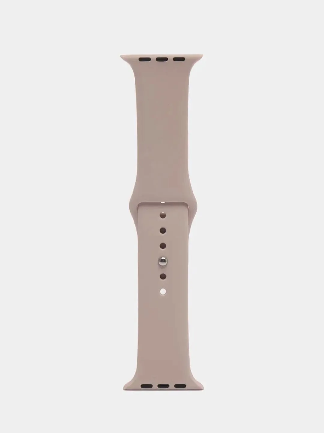 Бежевый меланж силиконовый ремешок для смарт часов Apple Watch, силиконовый браслет