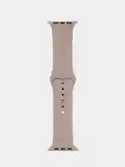 Бежевый меланж силиконовый ремешок для смарт часов Apple Watch, силиконовый браслет