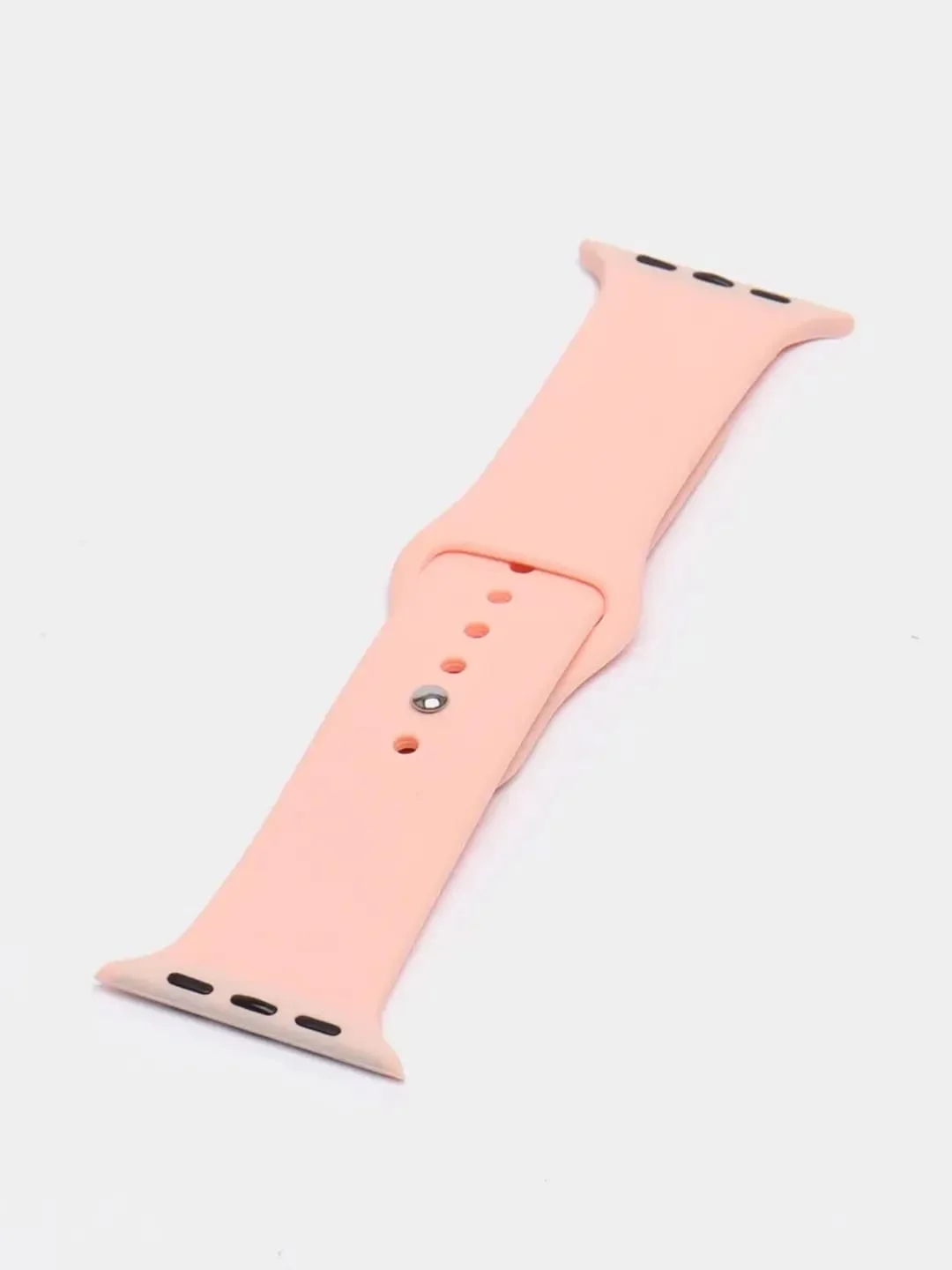 Пастельно-коралловый силиконовый ремешок для смарт часов Apple Watch, силиконовый браслет