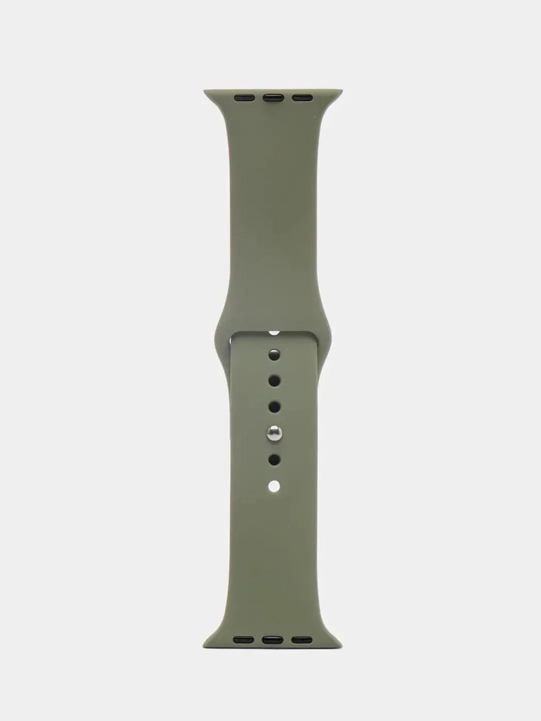 Хаки силиконовый ремешок для смарт часов Apple Watch, силиконовый браслет