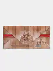 Золотистый хаки конверт-открытка для денег