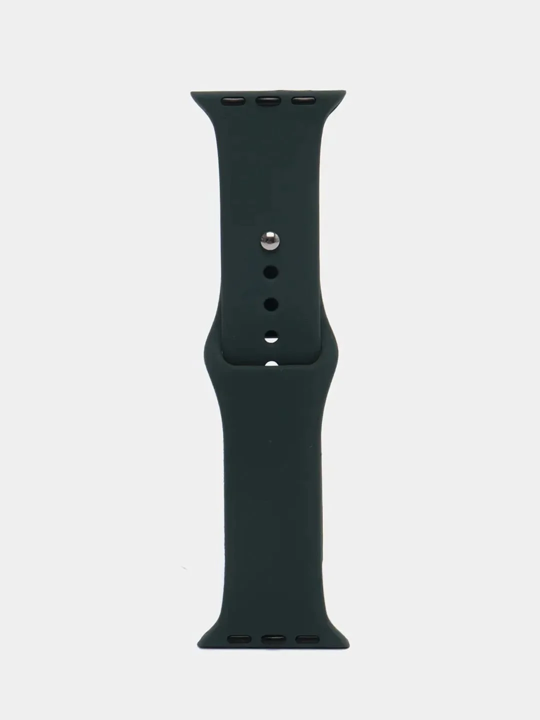 Тёмно-зелёный силиконовый ремешок для смарт часов Apple Watch, силиконовый браслет