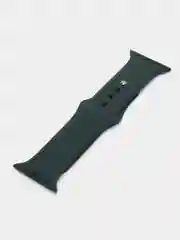 Тёмно-зелёный силиконовый ремешок для смарт часов Apple Watch, силиконовый браслет