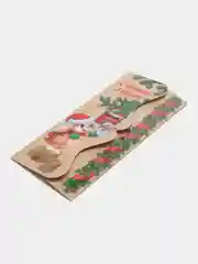 Кораллово-розовый конверт-открытка для денег