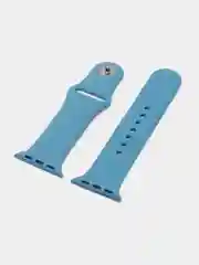 Небесно-голубой силиконовый ремешок для смарт часов Apple Watch, силиконовый браслет