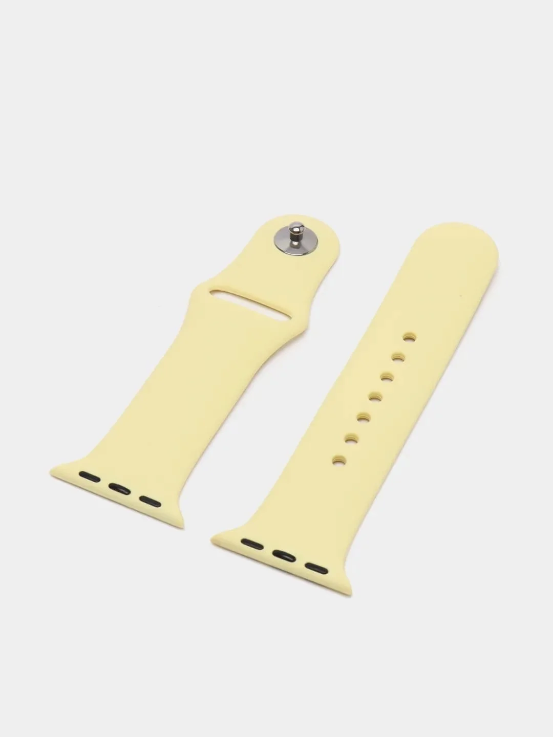 Лимонный силиконовый ремешок для смарт часов Apple Watch, силиконовый браслет