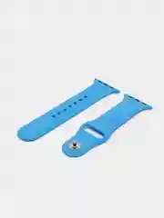 Светло-синий силиконовый ремешок для смарт часов Apple Watch, силиконовый браслет