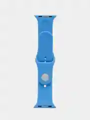 Светло-синий силиконовый ремешок для смарт часов Apple Watch, силиконовый браслет