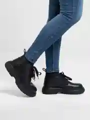 Черный полуботинки женские строгие