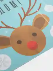 Голубой новогодние почтовые открытки с Новым годом с конвертом/открытки на Новый год с пожеланиями