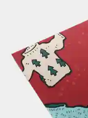 Бордовый новогодние почтовые открытки с Новым годом с конвертом/открытки на Новый год с пожеланиями