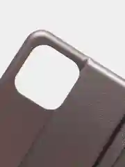 Серебряный чехол-книжка для Mi 11 Lite, Xiaomi 11 Lite 5G NE