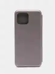 Серебряный чехол-книжка для Mi 11 Lite, Xiaomi 11 Lite 5G NE