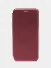 Бордовый чехол-книжка для Mi 11 Lite, Xiaomi 11 Lite 5G NE
