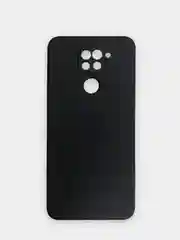 Угольный чехол для Xiaomi Redmi Note 9, Сяоми Редми Нот 9 силиконовый, цветной матовый
