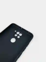 Угольный чехол для Xiaomi Redmi Note 9, Сяоми Редми Нот 9 силиконовый, цветной матовый