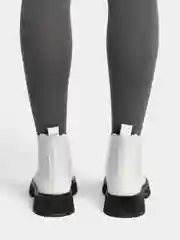 Белый женские модные ботинки осенние