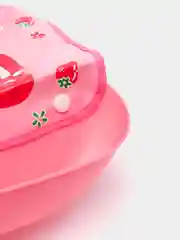 Вишнёвый нагрудник детский для кормления