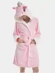 Розовый халат кигуруми женский, подростковый