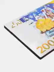 Желтый магнит на холодильник "Новый год"