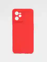 Красный чехол для Realme C35 (Реалми С35), силиконовый, матовый