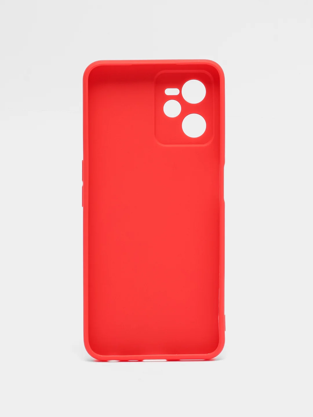 Красный чехол для Realme C35 (Реалми С35), силиконовый, матовый