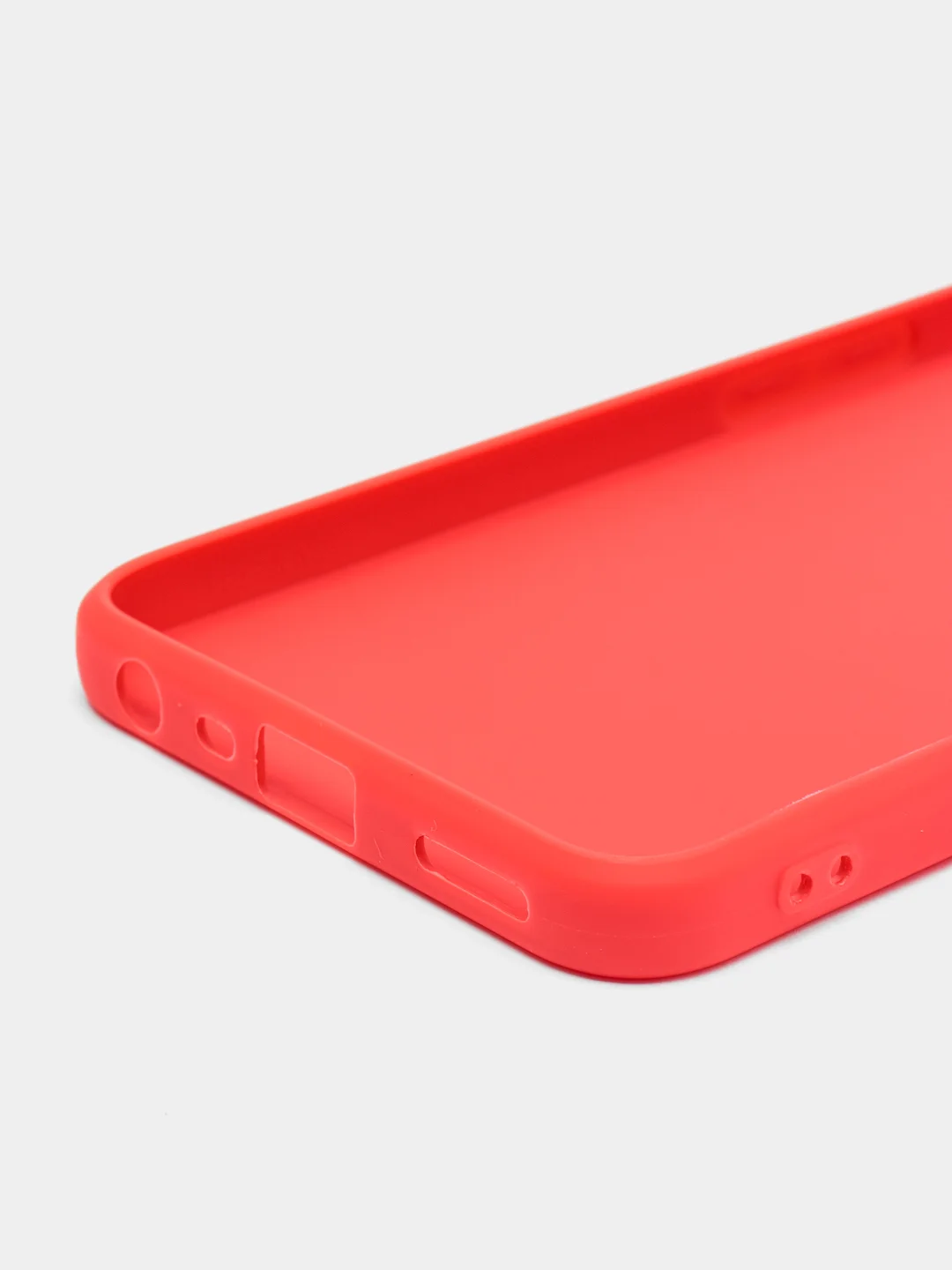 Красный чехол для Realme C35 (Реалми С35), силиконовый, матовый