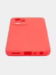 Красный чехол для Realme C35 (Реалми С35), силиконовый, матовый