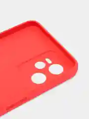 Красный чехол для Realme C35 (Реалми С35), силиконовый, матовый