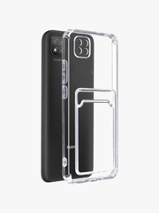 Силиконовый чехол Xiaomi Redmi 9C / 9C NFC / 10A (Сяоми Редми 9С, 10А) с карманом для карт