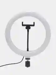 Цветная светодиодная кольцевая лампа, RGB, 26 см, без штатива