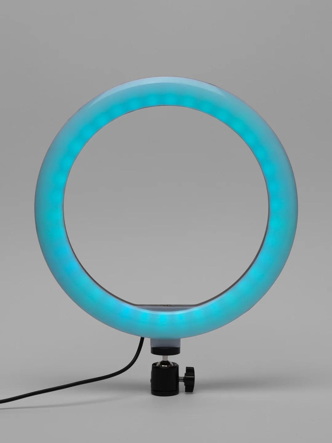 Цветная светодиодная кольцевая лампа, RGB, 26 см, без штатива