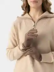 Терракотовый перчатки женские осенне-весенние