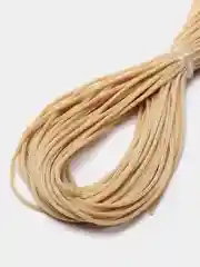Бежевый шнур нейлоновый для плетения браслетов Шамбала, макраме, 1 мм