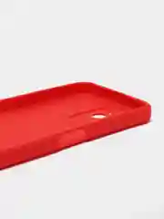 Красный чехол для Realme C35 (Реалми С35), прозрачный