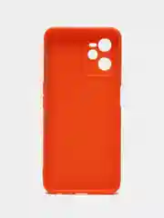 Оранжевый чехол для Realme C35 (Реалми С35), прозрачный
