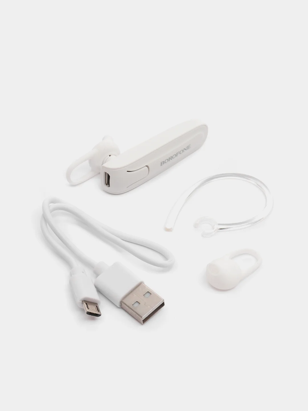 Белый bluetooth-гарнитура Borofone BC21